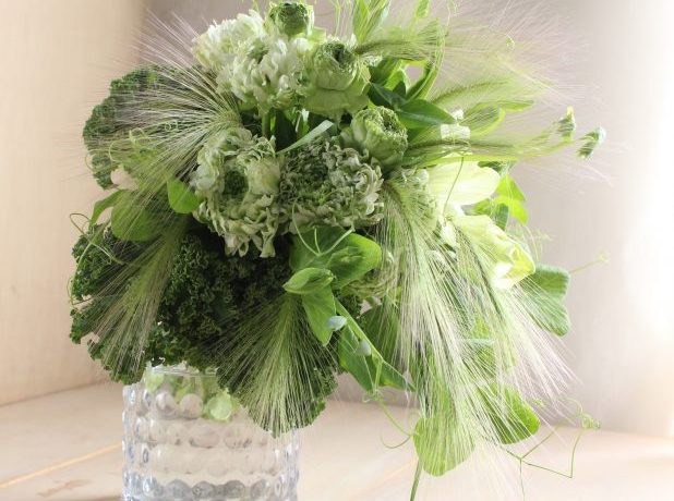 Greenery Bouquet グリーンの花束 の作り方 うきうき花レシピ はなどんやマガジン