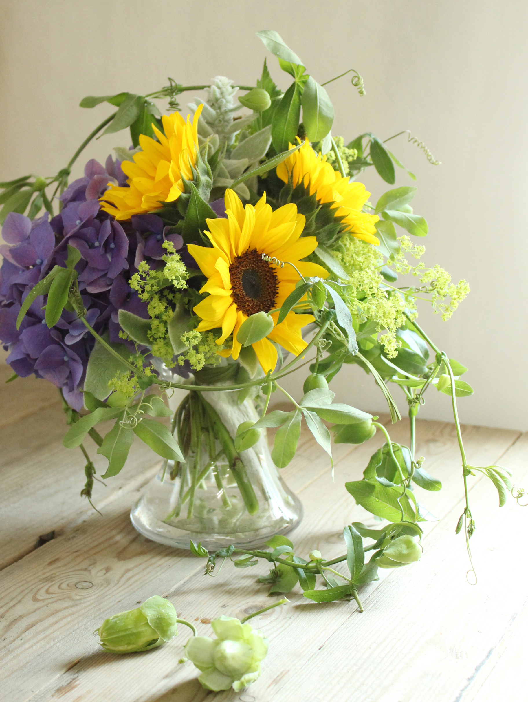 うきうき花レシピ ヒマワリのサマーガーデンブーケ はなどんやマガジン