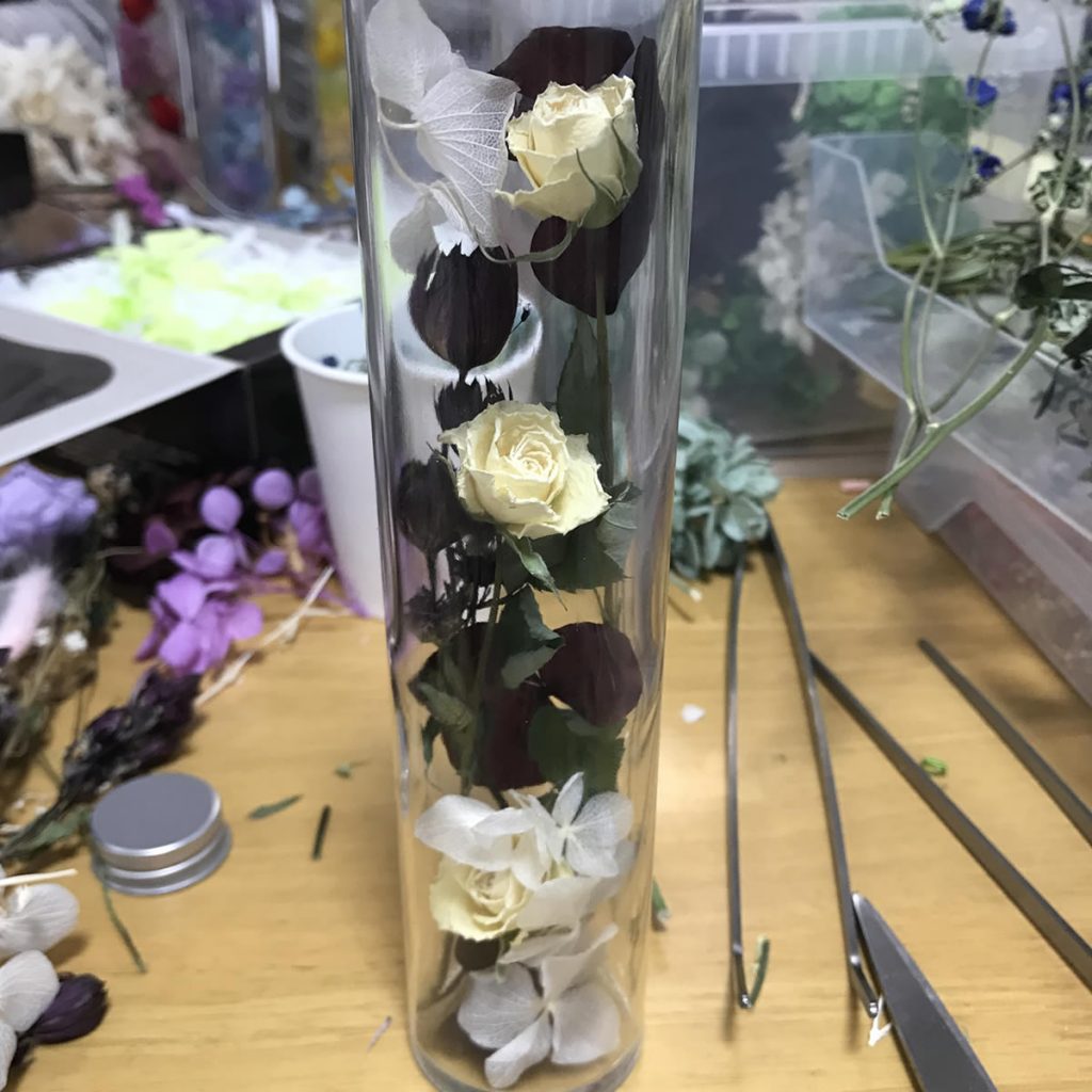 内祝い】 ドライフラワー 花材 ハッピーフラワー パープル 約22g 大地農園 材料 紫 資材 花 ハンドメイド 小花