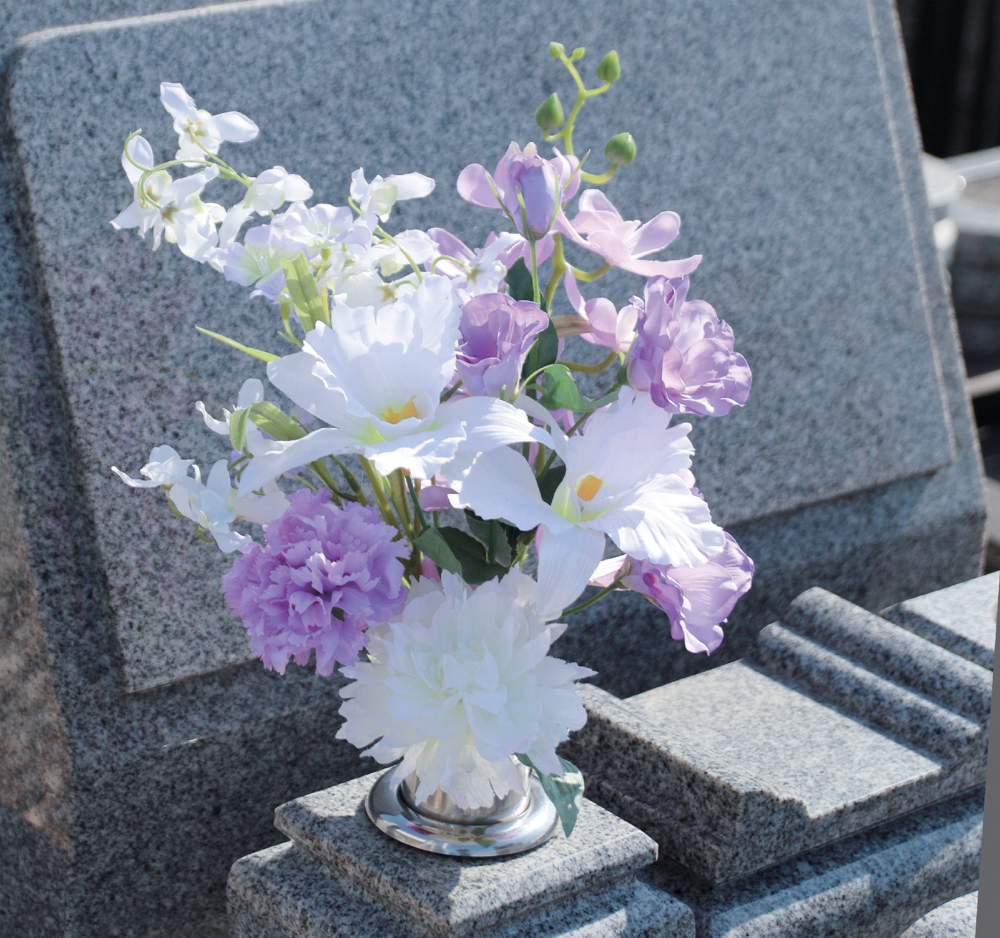 洋花の清らかな花束