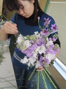 ストックの春の香りの花束 はなどんやマガジン